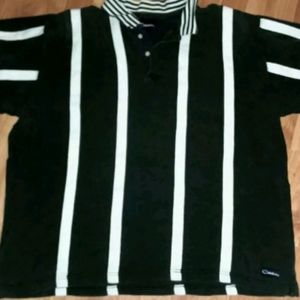 Catalina Mens Green & White Polo Shirt